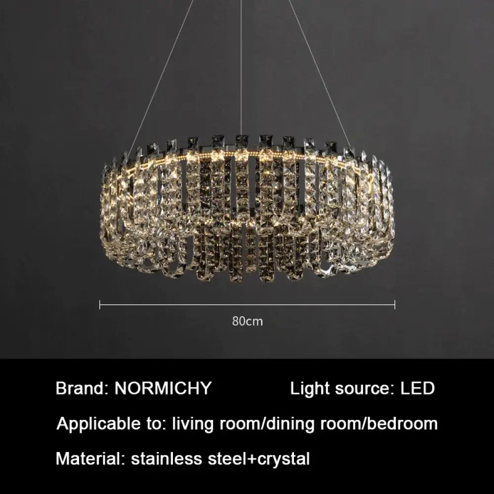 Signature Crystal LED Chandelier, Round, Tiered or Linear – view 8