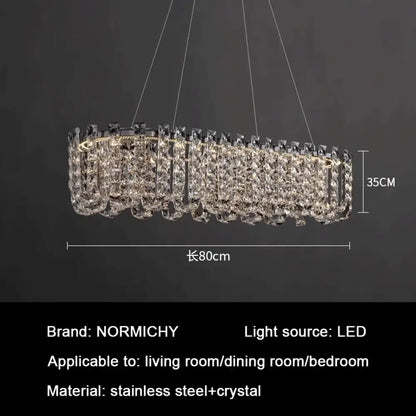 Signature Crystal LED Chandelier, Round, Tiered or Linear – view 12