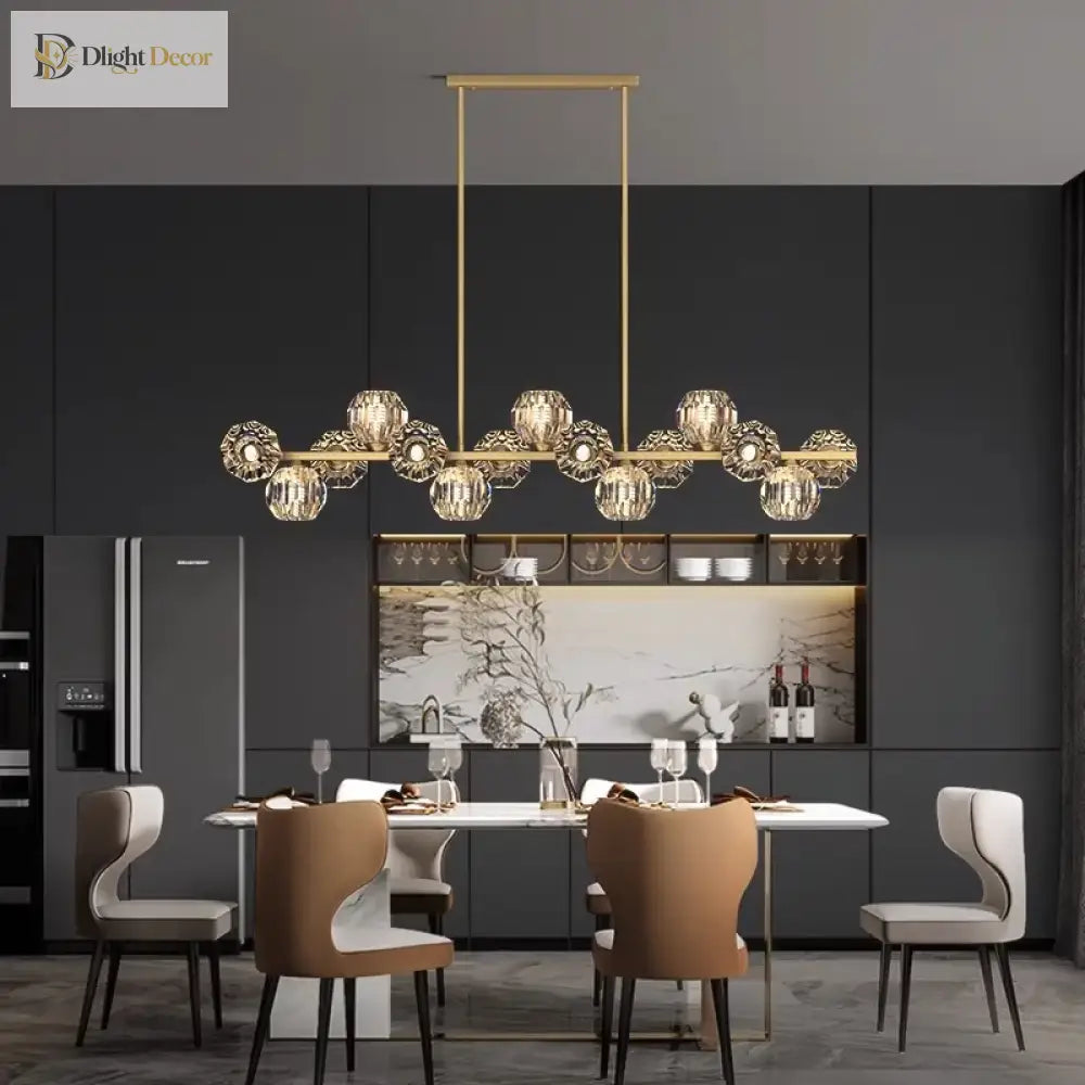 Signature Modern LED Chandelier for Dining Room, 7 to 19 Heads – view 3