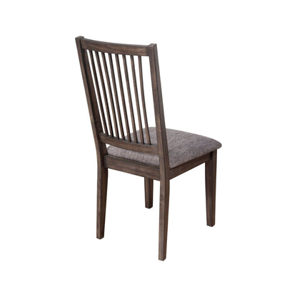Lennox Slat Back Dining Side Chairs, Dark Tobacco – view 6