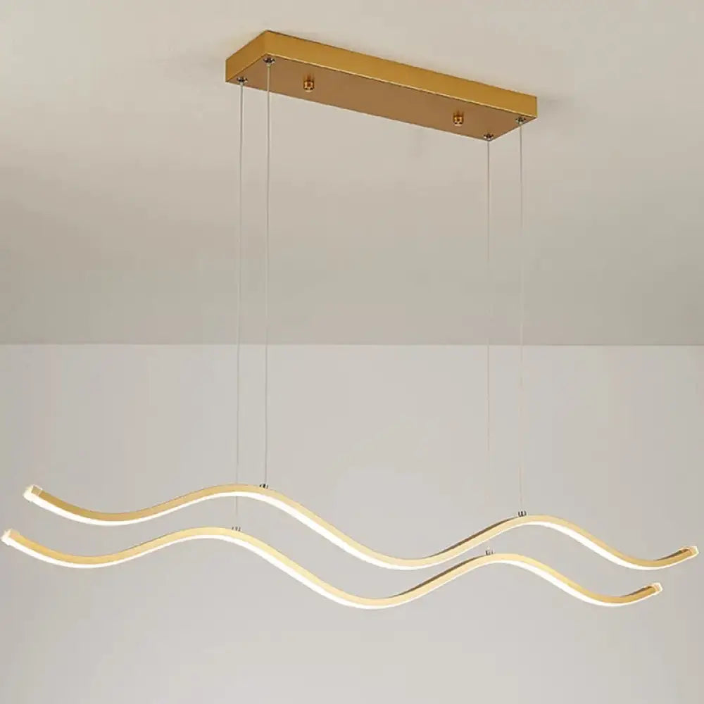 Linnea Nordic Linear LED Chandelier for Dining Room, 100 or 150 cm – view 11