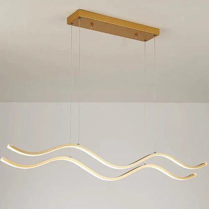 Linnea Nordic Linear LED Chandelier for Dining Room, 100 or 150 cm – view 11
