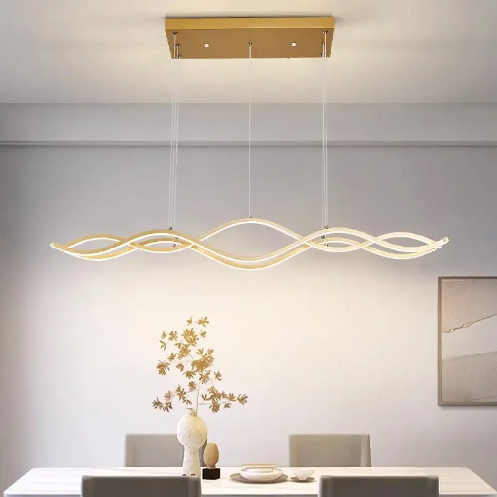 Linnea Nordic Linear LED Chandelier for Dining Room, 100 or 150 cm – view 14