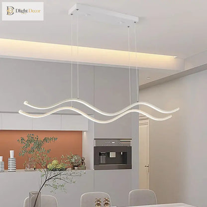 Linnea Nordic Linear LED Chandelier for Dining Room, 100 or 150 cm – view 6