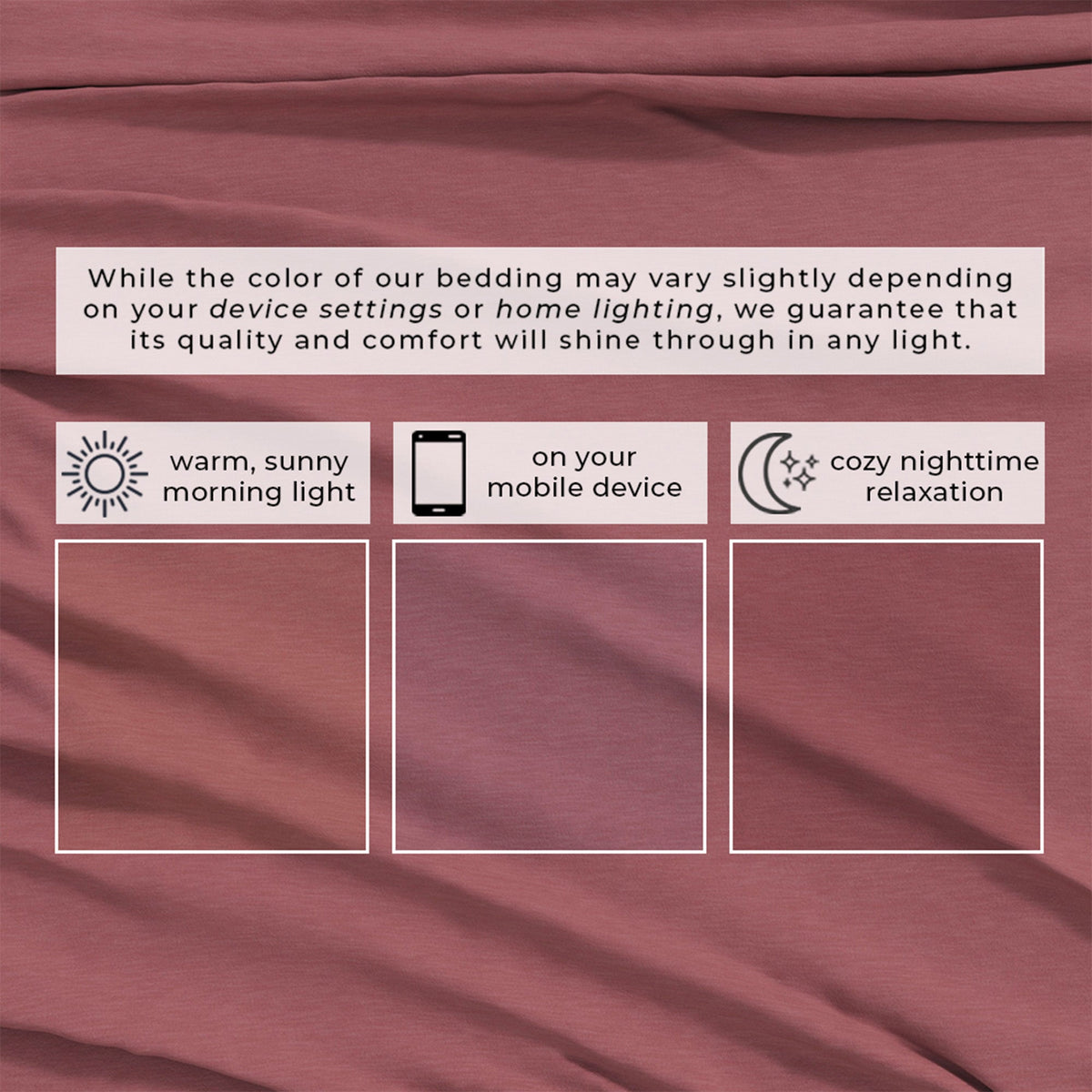 Heathered Jersey Knit Sheet Set – Carmen Collection – view 48