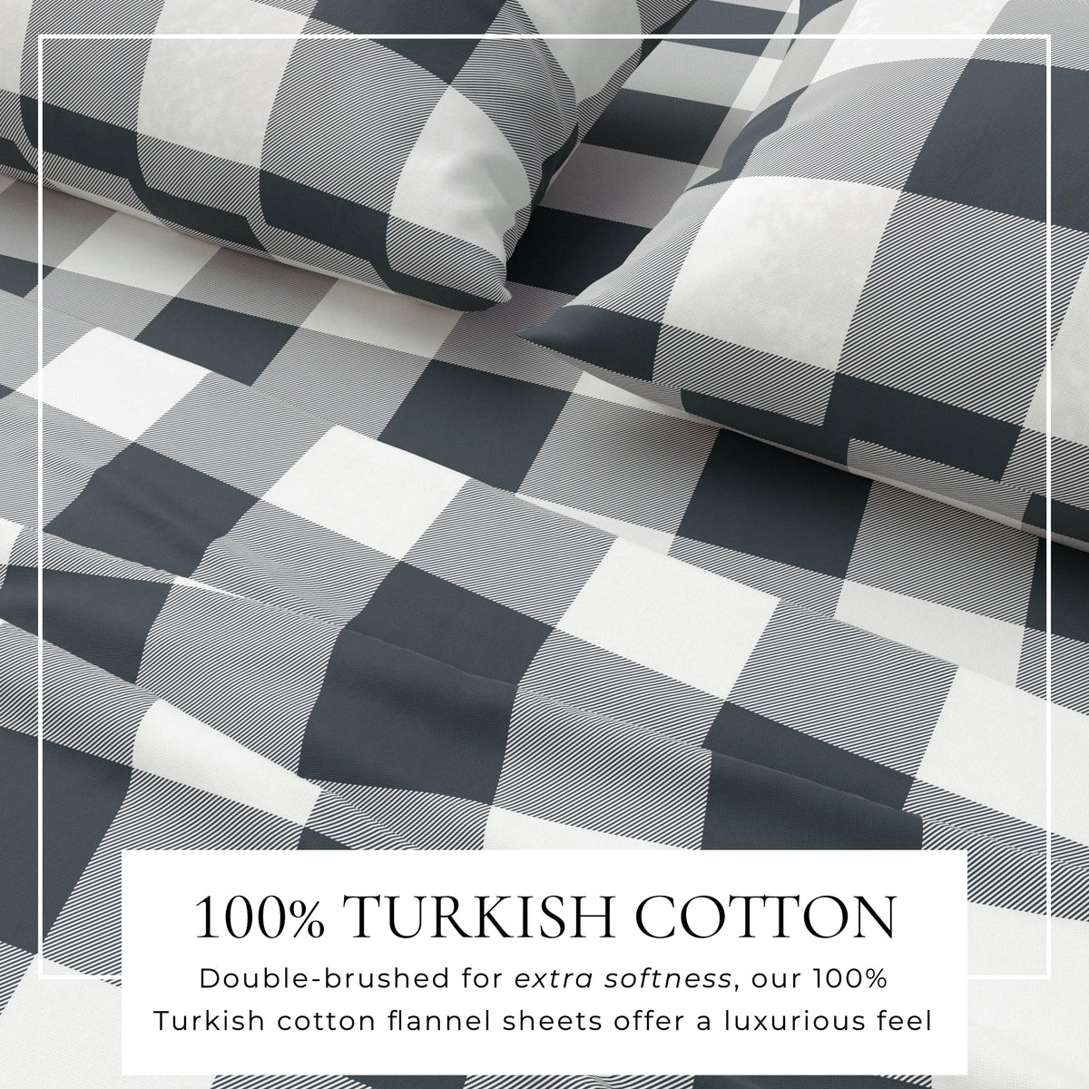 Turkish Cotton Flannel Sheet Set – Belle Collection – view 14