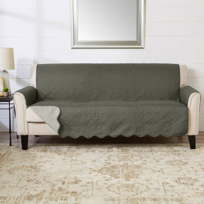 Medallion Stitch Furniture Protector – Elenor Collection Sofa Cover – view 91