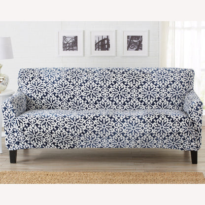 Velvet Stretch Slipcover – Gale Collection Form-Fit Sofa Cover – view 165