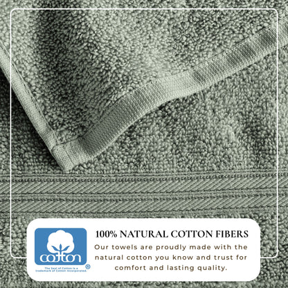 Cooper Collection Cotton Terry Bath Towel Set, Lightweight and Soft – view 85