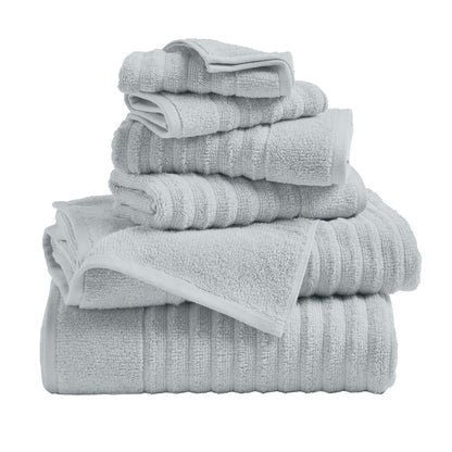 Karina Collection Luxury Combed Cotton Ribbed Bath Towel Set – view 73