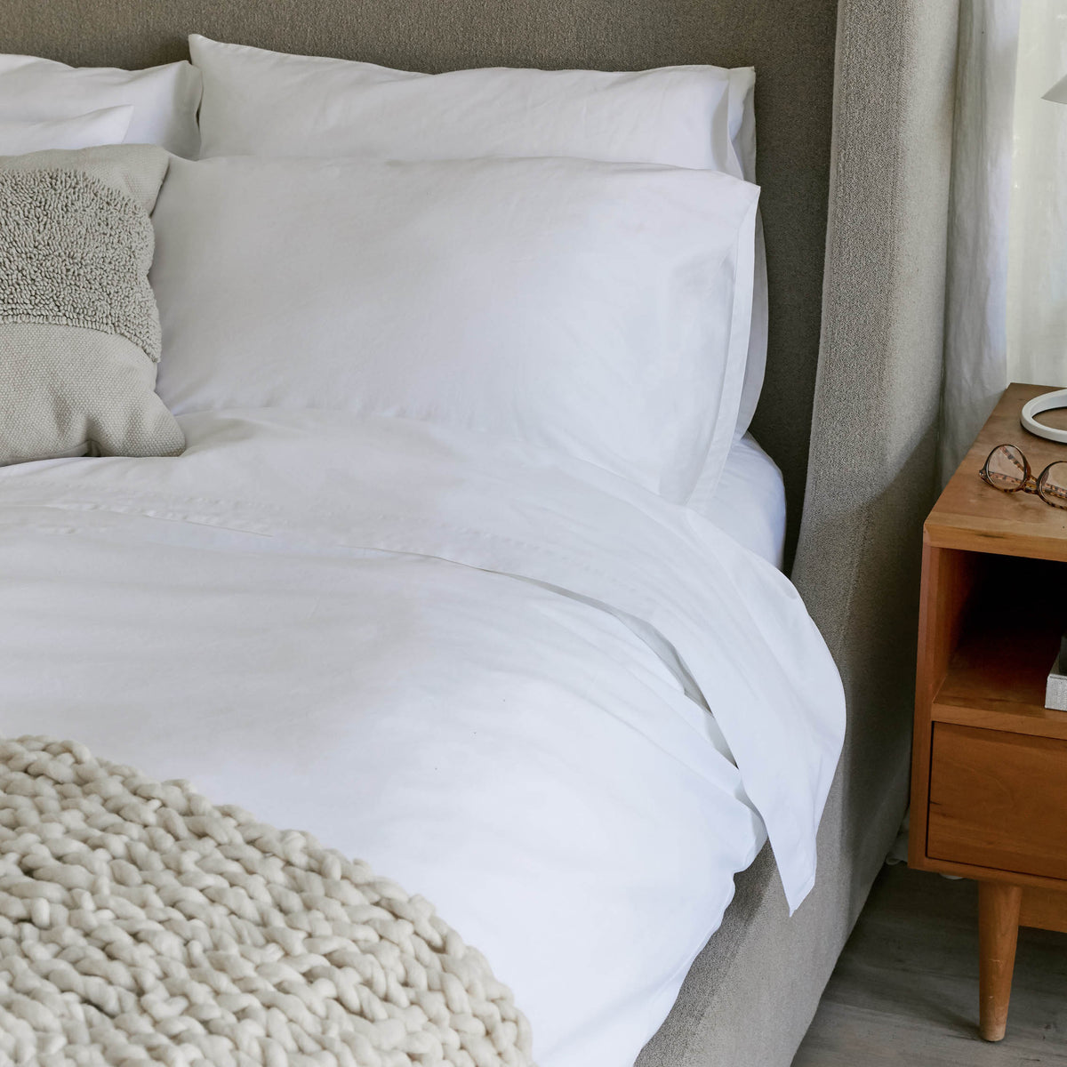 Luxe Australian Cotton Sateen Sheet Set, 400 Thread Count – view 43