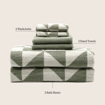 Deia Australian Cotton Bath Towels, 600 GSM Plush Towels and Sets – view 40