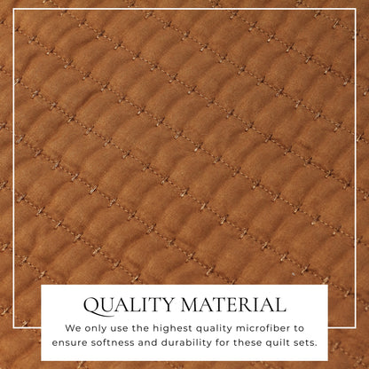 Solid Channel Stitch Quilt Set – Alicia Collection – view 38