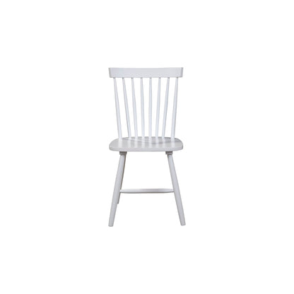 Lyra White Rubberwood Spindle Back Windsor Chairs, Set of 2 – view 3