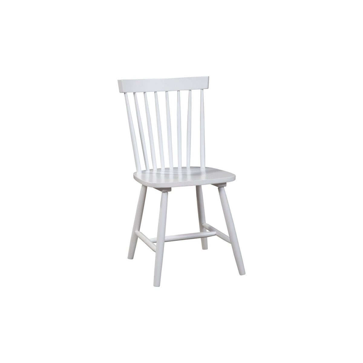 Lyra White Rubberwood Spindle Back Windsor Chairs, Set of 2 – view 2