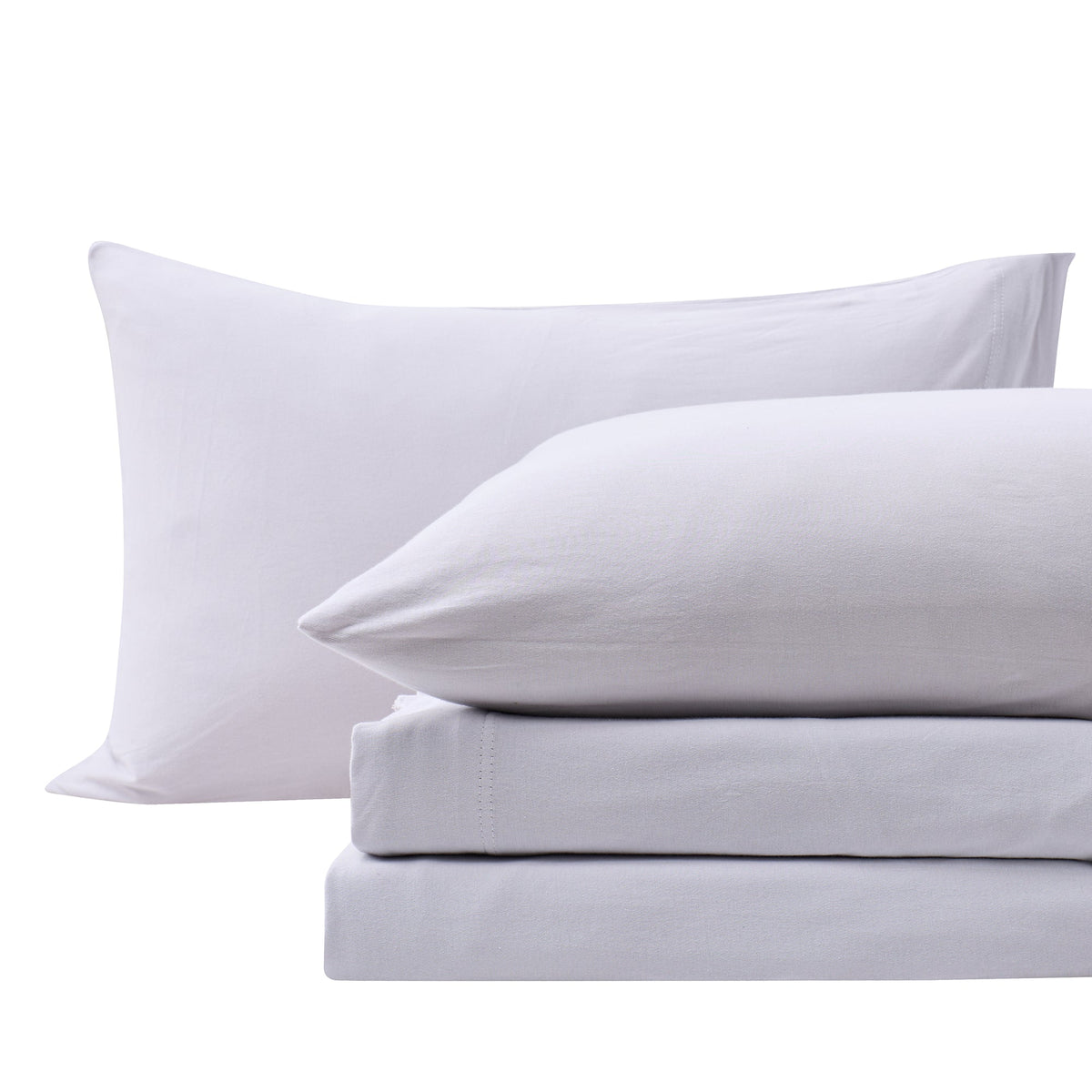 100% Organic Cotton Jersey Knit Sheet Set, Soft and Stretchy – view 15
