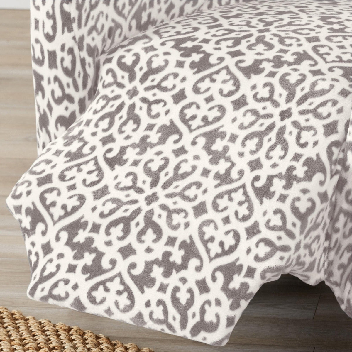 Velvet Stretch Slipcover – Gale Collection Form-Fit Sofa Cover – view 107