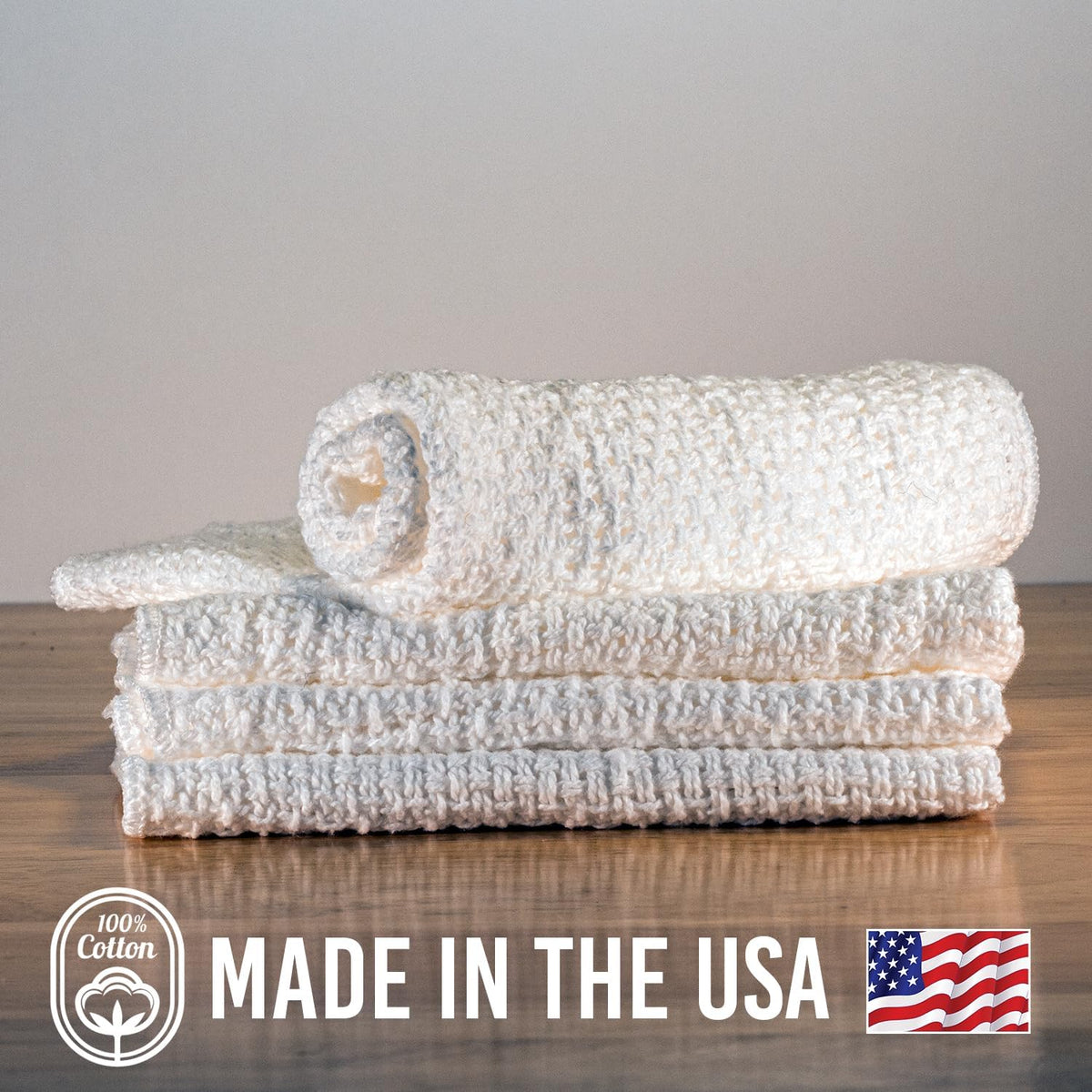 100% Cotton Open-Weave Dishcloths, 11 x 11 Inch, Set of 4 – view 8