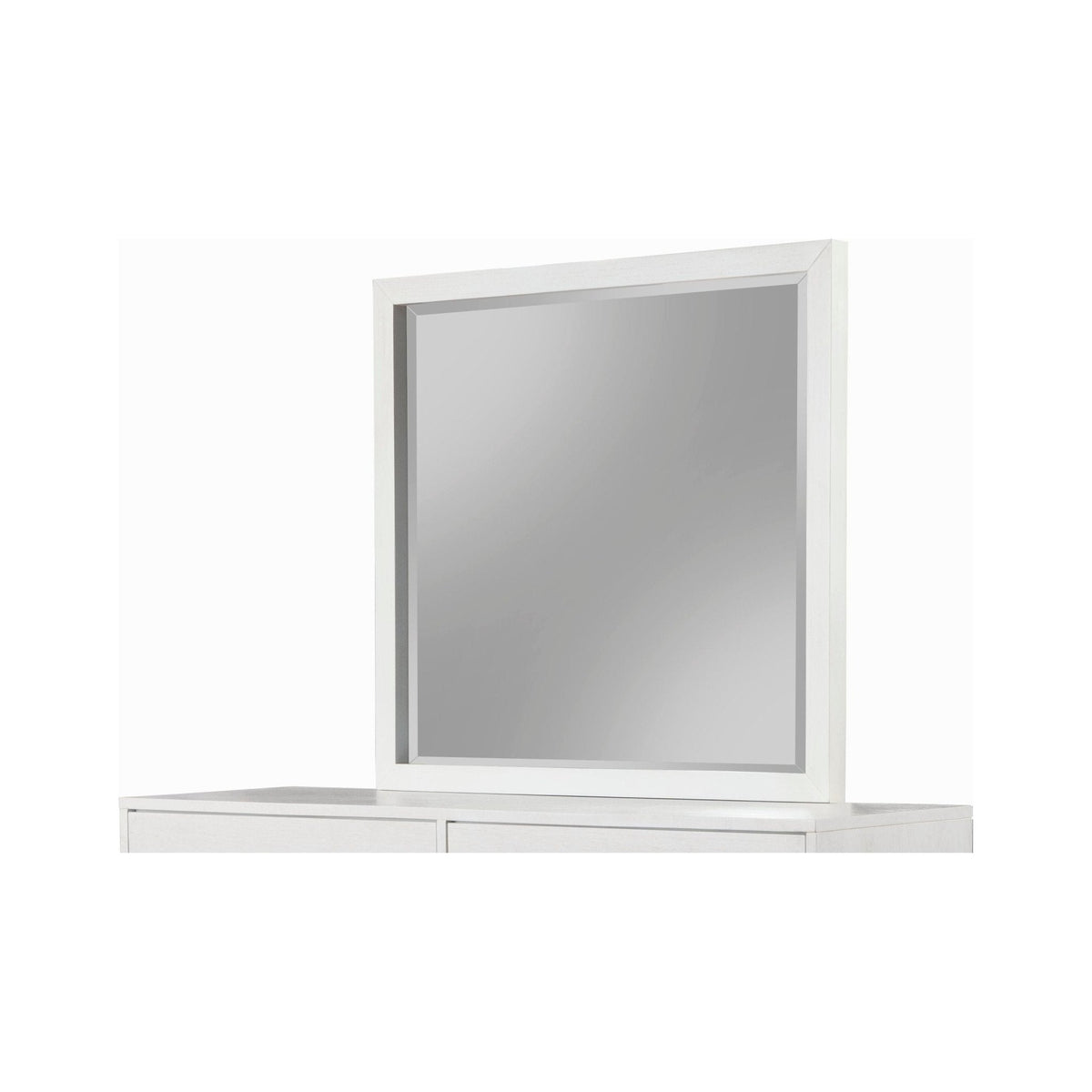 Mahogany Solids Madelyn Dresser Mirror with Beveled Glass