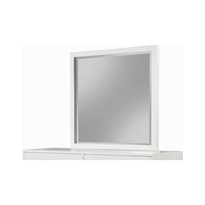 Mahogany Solids Madelyn Dresser Mirror with Beveled Glass