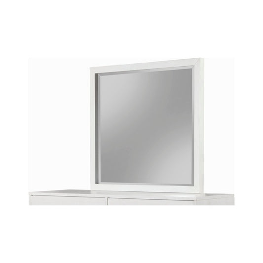 Mahogany Solids Madelyn Dresser Mirror with Beveled Glass