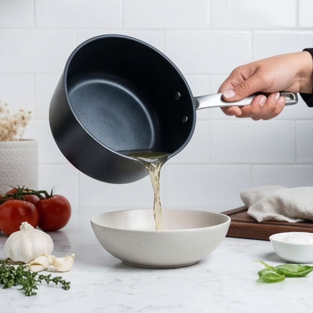 2-Quart Ceramic Nonstick Saucepan with Stainless Steel Lid – view 7