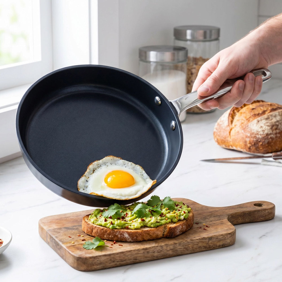 12-Piece Ceramic Nonstick Cookware Set with Lids, Induction Ready – view 8