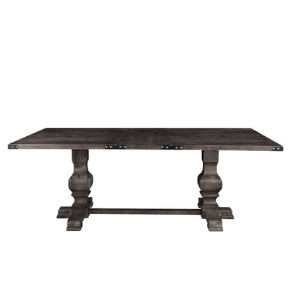 Manchester Updated Traditional Dining Table, Charcoal – view 4