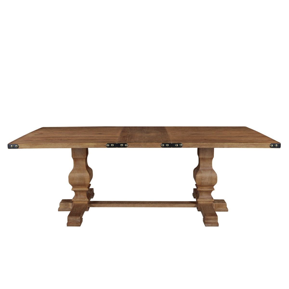 Manchester Updated Traditional Dining Table, Natural Finish – view 3