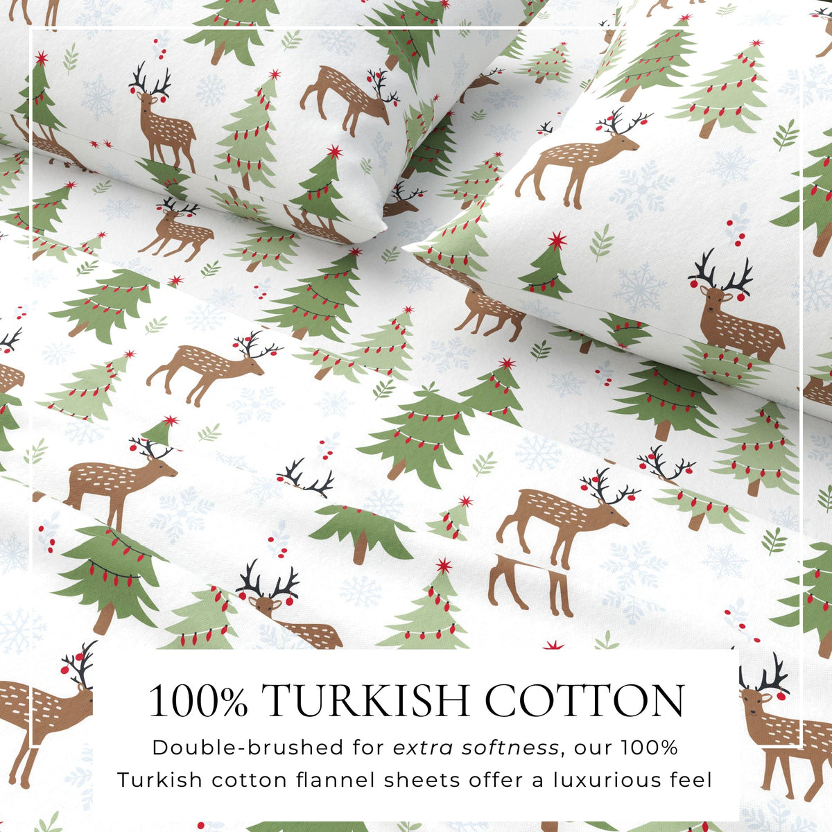 100% Turkish Cotton Flannel Sheet Set – Boulder Collection – view 2