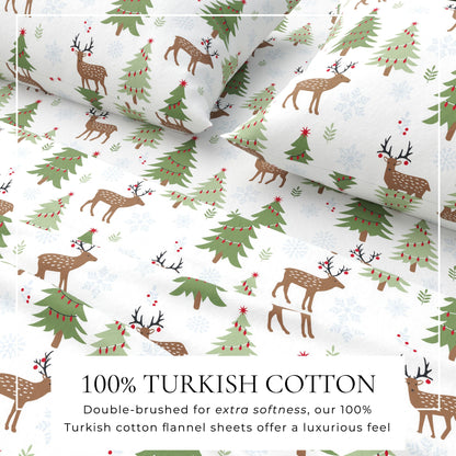 100% Turkish Cotton Flannel Sheet Set – Boulder Collection – view 2