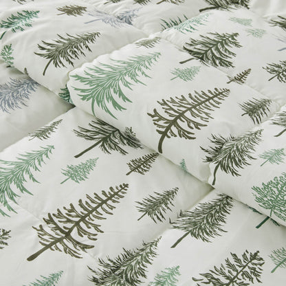 Reversible Holiday and Lodge Comforter and Sham Set – Odette Collection – view 69