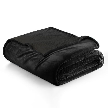 Sherpa Fleece Collection Velvet Plush Sherpa Bed Blanket, Reversible – view 35