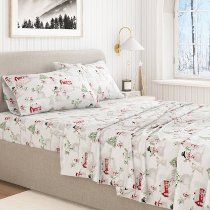 Turkish Cotton Flannel Sheet Set – Stratton Collection – view 5