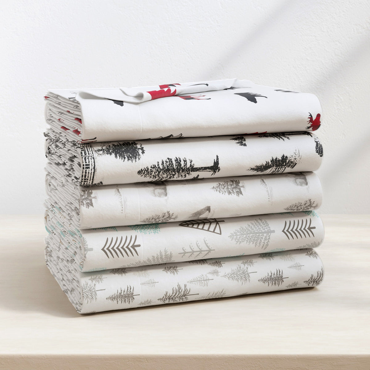 Turkish Cotton Flannel Sheet Set – Lakeview Collection – view 51
