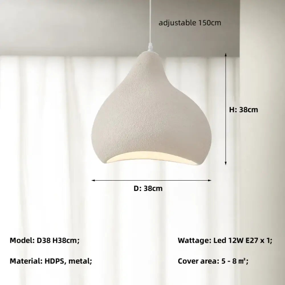 Mira Wabi-Sabi E27 Pendant Light for Dining Room and Bar – view 6