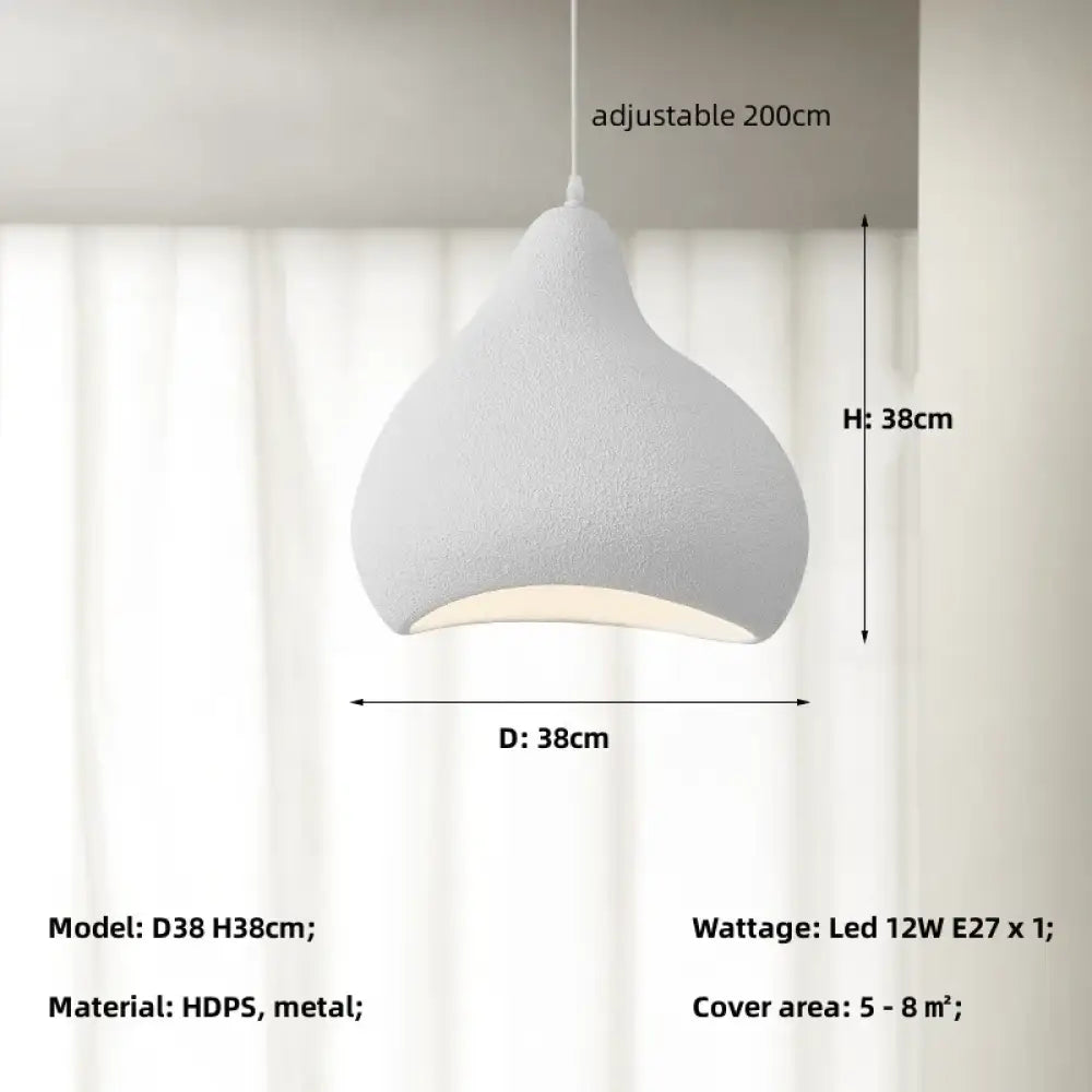 Mira Wabi-Sabi E27 Pendant Light for Dining Room and Bar – view 5