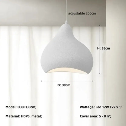 Mira Wabi-Sabi E27 Pendant Light for Dining Room and Bar – view 5