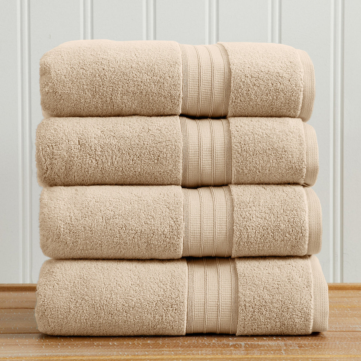 100% Cotton Premium Zero-Twist Bath Towel Set – Chiara Collection – view 22
