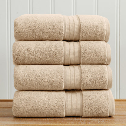 100% Cotton Premium Zero-Twist Bath Towel Set – Chiara Collection – view 22