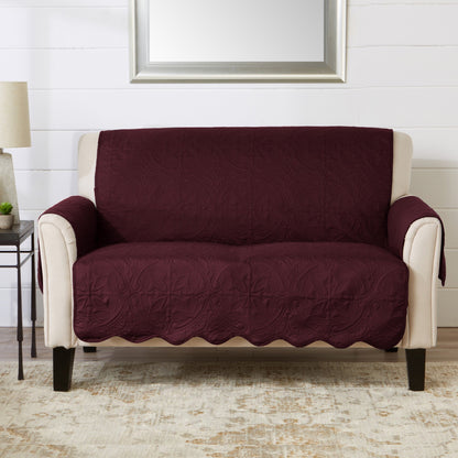 Medallion Stitch Furniture Protector – Elenor Collection Sofa Cover – view 61