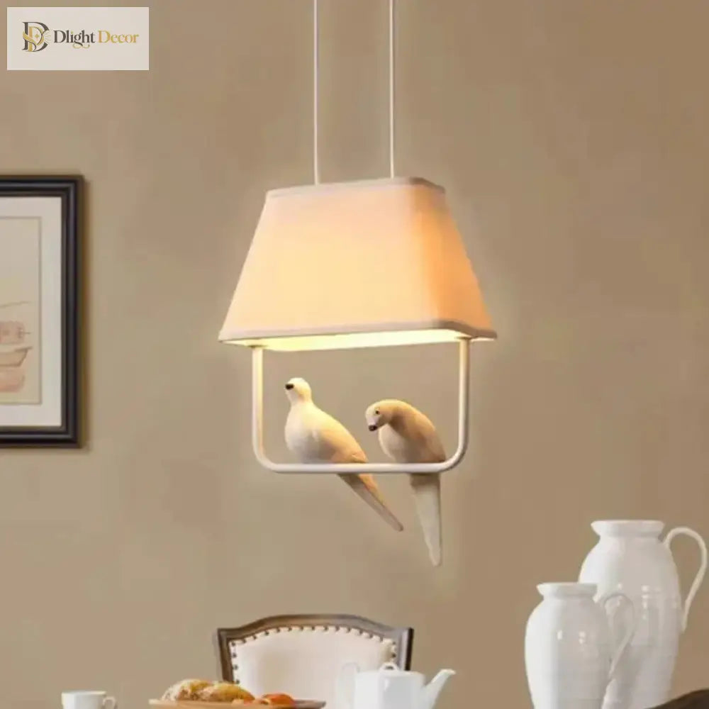 Modern Bird Pendant Light with Birdcage Design, 1 to 4 Birds – view 2