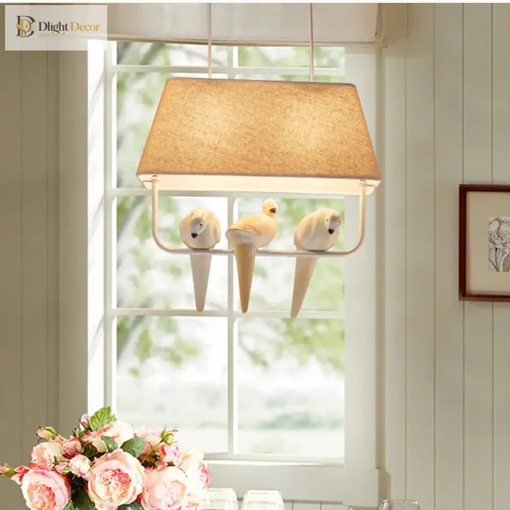 Modern Bird Pendant Light with Birdcage Design, 1 to 4 Birds – view 3