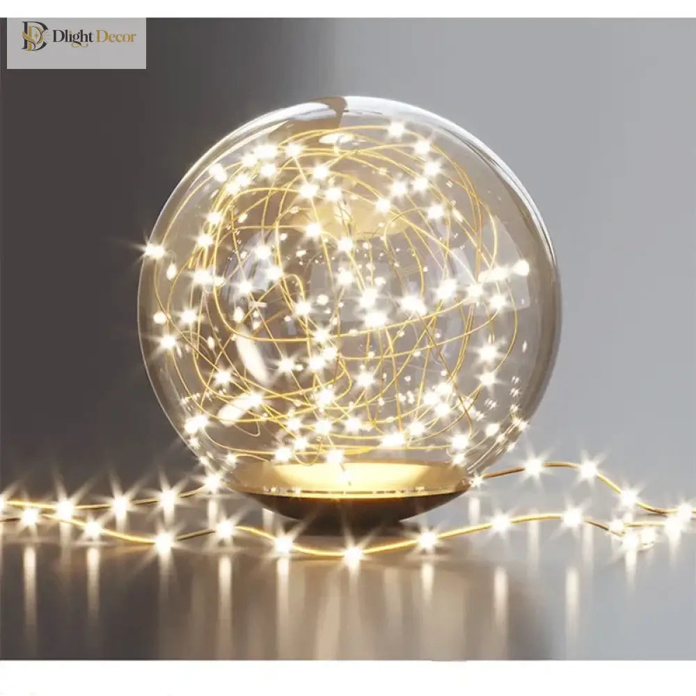 Modern Starry Gold Flush Mount Ceiling Light, Multi-Head – view 5