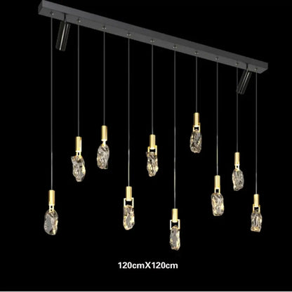 Modern Linear Multi-Head Pendant Light for Dining Table and Kitchen – view 7