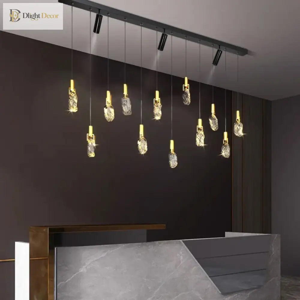 Modern Linear Multi-Head Pendant Light for Dining Table and Kitchen – view 4