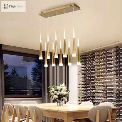 Modern Multi-Head Pendant Light for Dining Room in Five Finishes – view 2