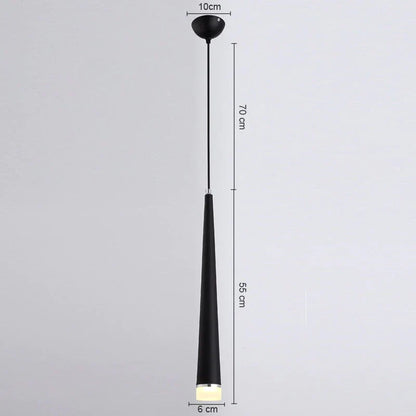 Kaia Modern Aluminum Cone Pendant Light, Single or 3-Light Cluster – view 4
