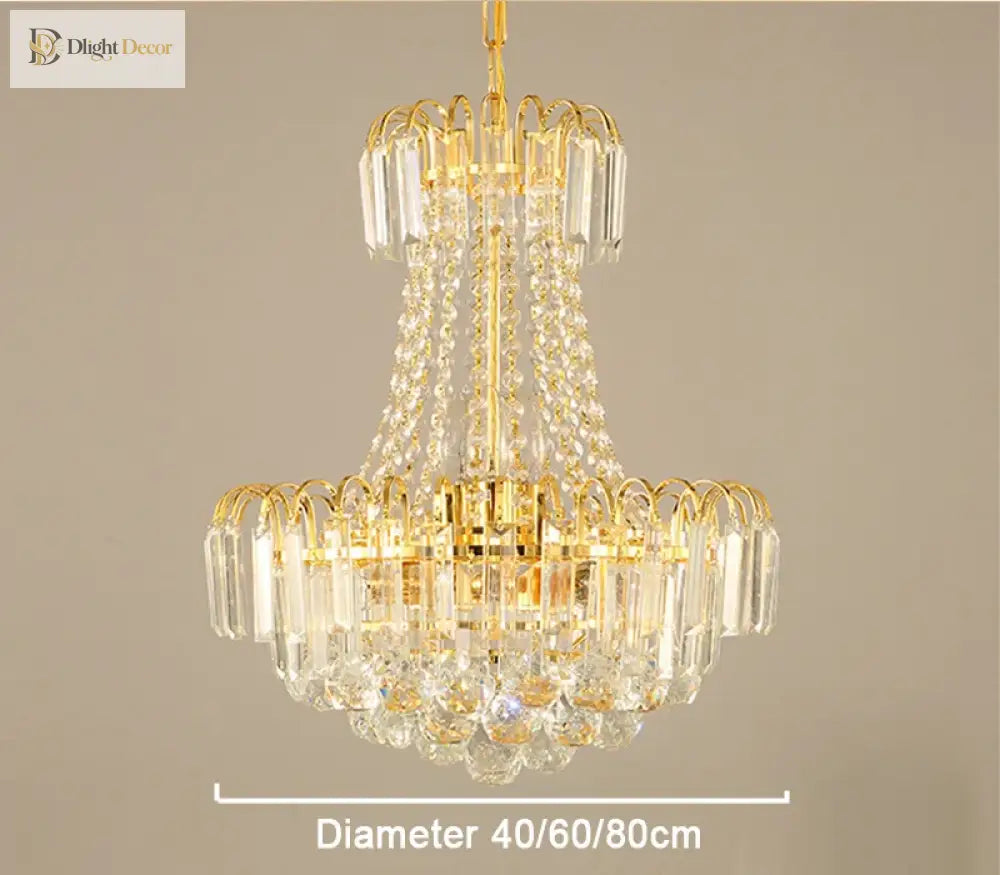 Modern Signature Lustre Chandelier for Dining and Living Rooms, 60cm – view 5