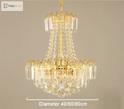 Modern Signature Lustre Chandelier for Dining and Living Rooms, 60cm – view 5